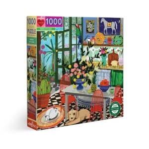 Eeboo: Green Kitchen (1000) vierkante puzzel