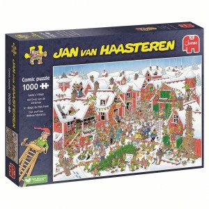Jan van Haasteren: Het Dorp van de Kerstman (1000) kerstpuzzel