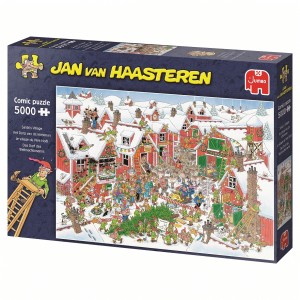 Jan van Haasteren: Het Dorp van de Kerstman (5000) kerstpuzzel