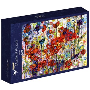 Art by Bluebird: Poppies (6000) grote legpuzzel