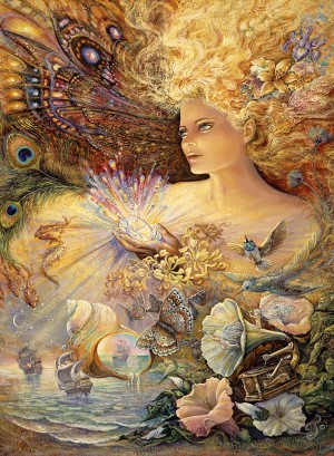 Grafika: Josephine Wall - Crystal of Enchantment (3000) verticale puzzel
