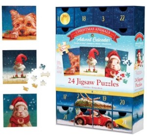 Eurographics: Advent Calendar - Christmas Animals (24x50) kerstpuzzel