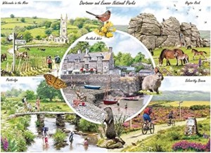 Otter House: Dartmoor & Exmoor National Parks (1000) legpuzzel