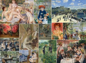 Art by Bluebird: Auguste Renoir Collage (6000) kunstpuzzel
