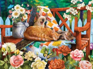 SunsOut: Garden Cats (1000) kattenpuzzel