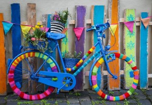 Bluebird: My Beautiful Colorful Bike (1000) legpuzzel