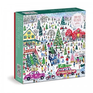 Galison: A Day at the Christmas Tree Farm (1000) kerstpuzzel