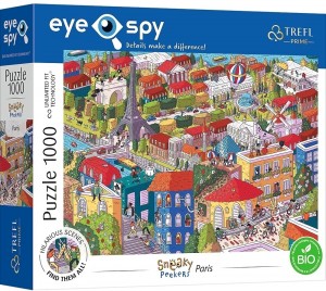 Trefl: Eye Spy Sneaky Peekers - Paris, France (1000) legpuzzel