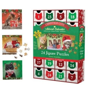 Eurographics: Advent Calendar - Christmas Cats (24x50) kerstpuzzel