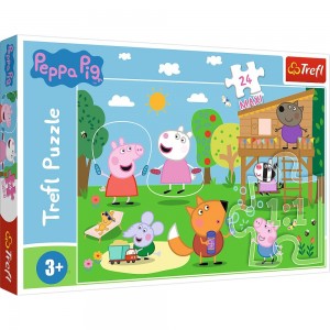 Trefl: Peppa Pig Buiten spelen (24) kinderpuzzel
