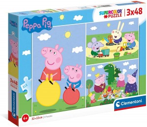 Clementoni: Peppa Pig 3in1 (3x48) kinderpuzzels