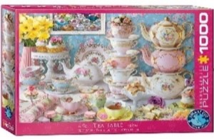 Eurographics: Tea Table (1000) legpuzzel