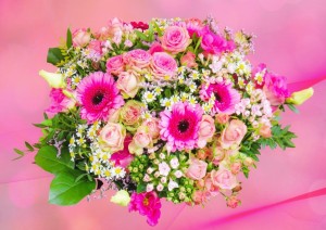 Bluebird: Pink Bouquet of Roses (500) bloemenpuzzel