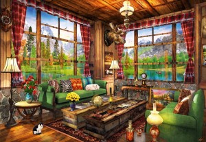 Bluebird: Mount Cabin View - Dominic Davison (1000) legpuzzel