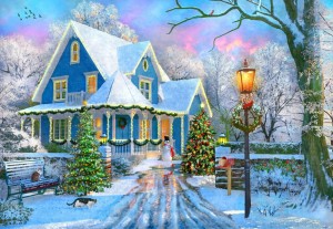 Bluebird: Christmas at Home - Dominic Davison (1000) kerstpuzzel