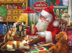 SunsOut: Santa's Quilting Workshop (1000) kerstpuzzel