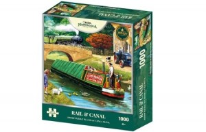 Nostalgia: Rail & Canal (1000) legpuzzel
