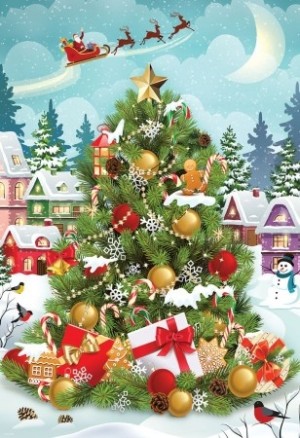 Eurographics: Christmas Tree (550) tinnen blik