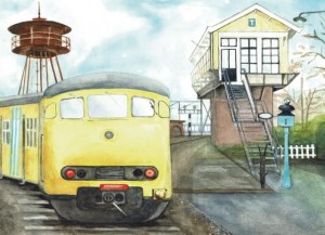 Bekking en Blitz: Spoorwegmuseum (1000) treinpuzzel