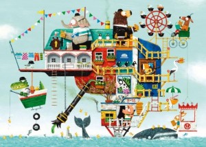 Bekking en Blitz: Het Eiland van de Olifant (200XXL) kinderpuzzel