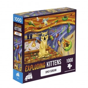 Exploding Kittens: Spicy Scream (1000) kattenpuzzel