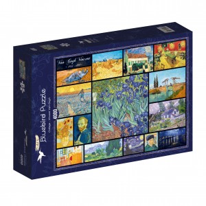 Art by Bluebird: Collage of Vincent van Gogh (4000) kunstpuzzel