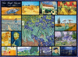 Art by Bluebird: Collage of Vincent van Gogh (4000) kunstpuzzel
