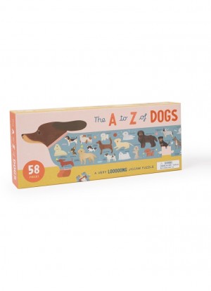 Laurence King: The A to Z of Dogs (58) kinderpuzzel OP = OP