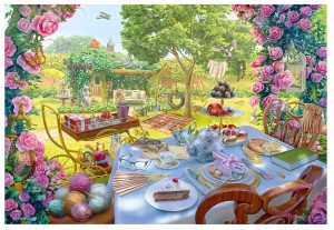 Schmidt: Thee in de tuin (1000) legpuzzel 