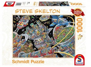 Schmidt: Steve Skelton - Ruimtekolonie (1000) legpuzzel