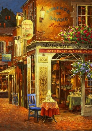 Bluebird: Auberge de Savoie Restaurant (1000) verticale puzzel