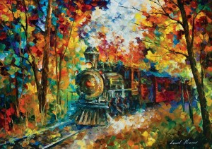 Art Puzzle: The Fall Train (500) treinpuzzel