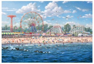 Schmidt: Thomas Kinkade - Coney Island (1000) legpuzzel
