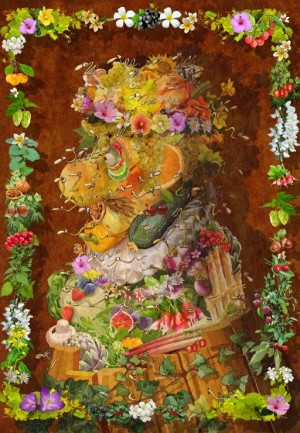 Bluebird: Arcimboldo by Ruyer (1000) verticale puzzel