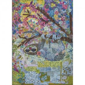 Heye: Quilt Art - Sewn Sloth (1000) verticale puzzel