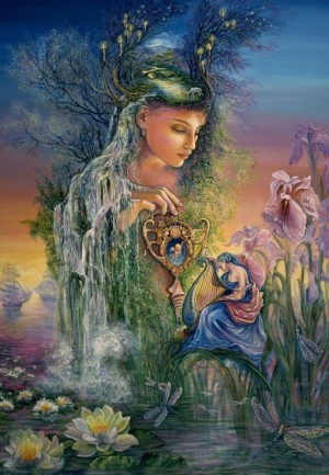 Grafika: Josephine Wall - Undine (1000) verticale puzzel