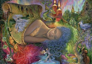 Grafika: Josephine Wall - Dreaming in Color (1000) legpuzzel