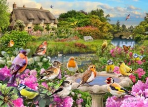 Gibsons: Birdsong by the River (1000) vogelpuzzel