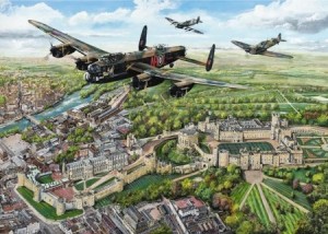 Gibsons: Wings over Windsor (1000) vliegtuigpuzzel