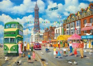 Gibsons: Blackpool Promenade (1000) legpuzzel