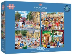 Gibsons: School Days (4x500) legpuzzels