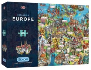 Gibsons: Exploring Europe (1000) legpuzzel