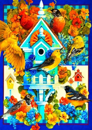 Bluebird: The Avian Sanctuary (1000) verticale puzzel