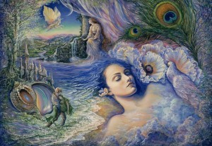 Grafika: Josephine Wall - Whispered Dreams (1000) legpuzzel