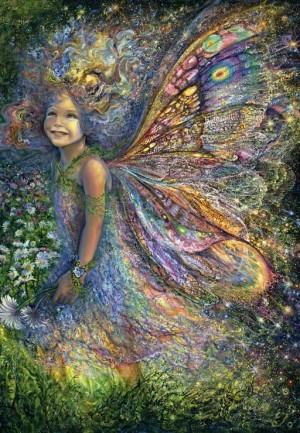 Grafika: Josephine Wall - The Wood Fairy  (1000) verticale puzzel
