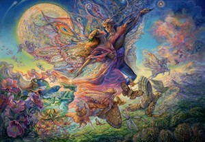 Grafika: Josephine Wall - Titania and Oberon 2 (1000) legpuzzel