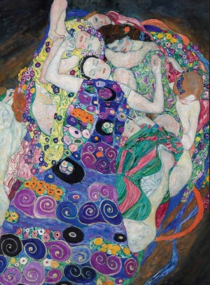 Art by Bluebird: Gustave Klimt - The Maiden (3000) kunstpuzzel