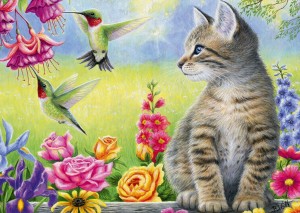 Alipson: Tabitha's Garden (500) kattenpuzzel