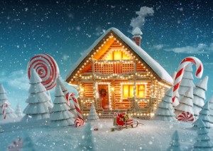 Bluebird: Christmas Cottage (500) kerstpuzzel