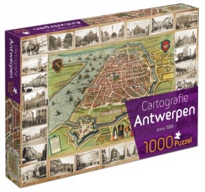 Tucker's Fun Factory: Cartografie Antwerpen (1000) puzzel